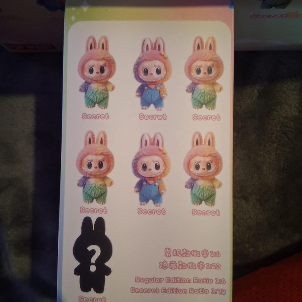 Labubu Colorful Stuffed Animal - Picture 2 of 2